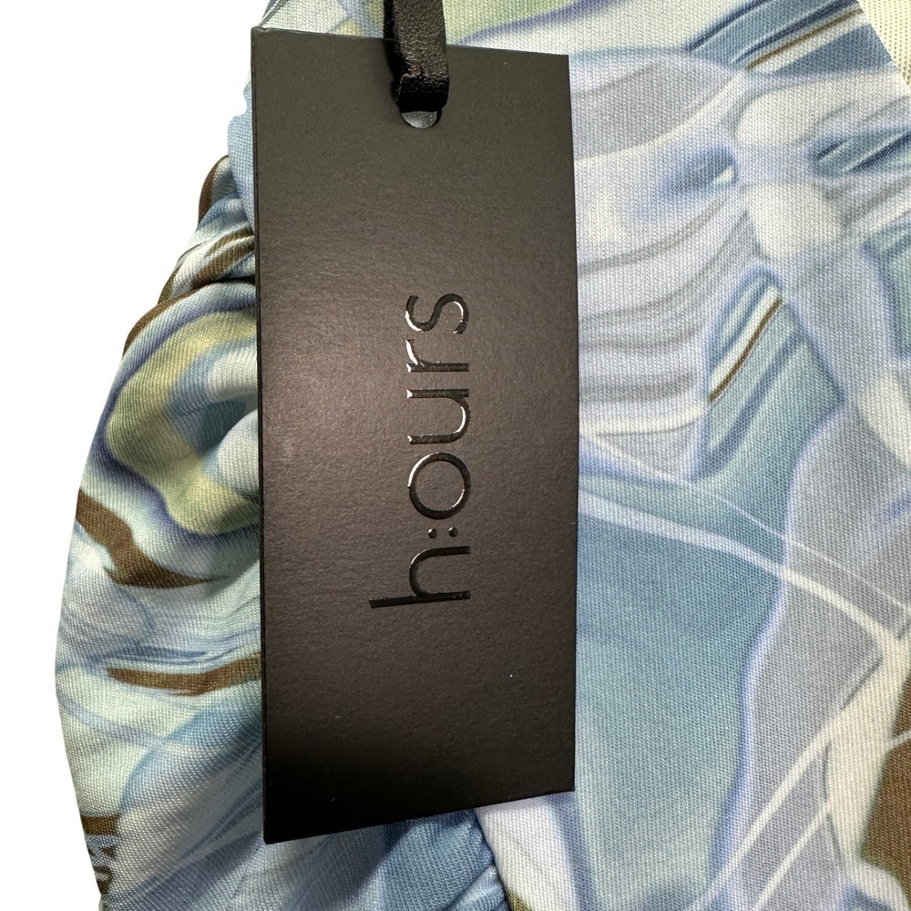 Hours h:ours Revolve Marble Print Y2K Ruched Chain Strap Mini Dress XS NWT - Picture 7 of 10
